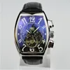 AAA Genf Luxus-Markenuhr, Leder, mechanisch, automatisch, Herrenuhren, Tourbillon, Skelett, Gold, Herren-Armbanduhr, 217 K