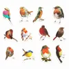 40 adet-paketi Mini Robin Kuş Kuşlar Vinil Sticker Su Geçirmez Çıkartmalar Şişe Dizüstü Bilgisayarlar Için Araba Planlayıcısı Scrapbooking Telefon Macbook Gitar Duvar Kapı Organizatör Çıkartması