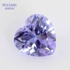 Cubic Zirconia Stone Multicolor Heart Shape Brilliant Cut Loose CZ Stones Synthetic Gems Beads For Jewelry 2.5x2.5~15x15mm AAAAA