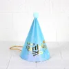 Happy Birthday Party Hat Children Birthday Baby Dorosłych Furry Ball Cap Kolorowe Red Series Kapelusze Dekoracje W-00798