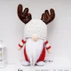 Kerst Faceless Handgemaakte Gnome Kerstman Doek Pop Ornament Zweedse Beeldjes Vakantie Huis Tuin Decoratie Benodigdheden