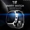 T8 Bluetooth Smart Watch con Telephone Telefon Sim Card Passacavo impermeabile per Android iOS smartwatch smartwatch Android #010