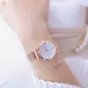 Aimant Boucle Femmes Montres De Luxe Marque De Mode Robe Dames Montres Diamant Quartz Simple Femmes Montre-Bracelet Pour Les Femmes 210527