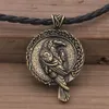 Colares Pingente Odin Raven Talisman Amuleto Viking Colar Wicca Bird Goth Jewlery Runas Neckless Wiccan Pagan Homens Mulheres Accesso6831308