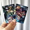 30 adet / kutu Anime Demon Slayer Kartları Karikatür Kartpostal Artbook Sahne Lomo Kart Hediye Koleksiyonu G220311