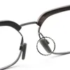 2021 Novo Titânio Eyewear Masculino e Feminino Original Buffalo Chifre Óculos Quadrado Grande Quadro Vintage Óculos LSA410 Unisex Óculos Quadros