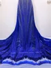 African Sequins Net Lace Fabric 2021 High Quality Embroidery French Mesh For Nigerian Party Dress