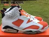 6 Gatorade White Orange Black Man Designer Basketball Shoes Special Edition VI Like All Stars Custom Sports Sneakers Top Quality