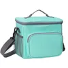 Lunchtasche mit doppelter Isolierung, Handtasche, solide Thermo-Lunchbox, Lebensmittel-Picknicktasche für Männer und Frauen, tragbare Kühltasche für Kinder