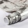 Hot Marmeren Film Zelfklevend Wallpaper Voor Badkamer Keukenkast Countertops Papier PVC Waterdichte Muurstickers 726 K2