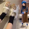 Kids Shoes Toddler Girls Boy Sneakers Plaid Breathable Children Tennis Fashion Little Baby Shoes