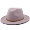 Feutre Fedora Chapeaux Hommes Femmes Chapeau Pour Femmes Hommes 2021 Fedoras Femme Homme Jazz Top Cap Femme Homme Casquettes Automne Hiver Accessoires De Mode En Gros Cadeau De Noël