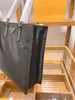 Projektantka- Klasyczna 30-cm czarna torba na zakupy na płótnie nylonowe duża zdolność Wysoka jakość torebka dama torba na ramię 290n