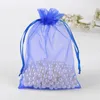 17x23cm Mixed Color Drawable Organza Jewelry Bags Embalagem Para Presente Christmas /Wedding Gift Bag100pcs/lot Wholesale