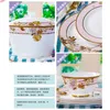 Jingdezhen Seramik Kemik Porselen Sofra Takımları Hediye Yemekleri Kaşık Kaseler Bowlshigh Quatity