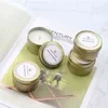 Soy Wax Candle Essential Oil Jars Luxury Unique Birthday Scented Candle Christmas Decoration Cire Bougie Room Accessories AH50LZ H1222