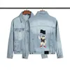 Berömd Mens Denim Jacket Män Kvinnor Högkvalitativa Casual Coats Mode Stylist Jackor Ytterkläder European Size S-XL