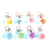 QuickSand Sequins Starfish Shell Keychain Sac Pendentif KeyRing Clé de voiture Clé de voiture G1019