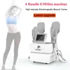 4 hantera muskelbyggnad bärbar tesslaskulpt massage hiemt bantning fitness skönhetsmaskin EMS-stimulator