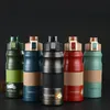 500/680ML Double Stainless Steel Water thermos Bottle Sports Shaker Thermal Cup Coffee Tea Milk Travel Drink Mug Cycling Flasks 210913