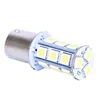 10pcs 27 LED 자동차 가벼운 주차 램프 전구 소스 자동 브레이크 재판 턴 신호 조명 P21W DC12V S25 BA15S 1156 5050 SMD