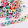 50pcs/lot 10mm Polymer Clay Flower Fruit Beads Jewelry Mixed Color Polymerclay Spacer Bead For Charms Bracelets Necklace Making Wholesaler