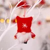 Christmas Wool Cute Faceless Doll Rudolph Gnome Plush Dolls Decoration Hanging Pendant Party Room Standing Household Tree Ornaments Thanksgiving Gift