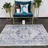 Carpets for Living Room European Classical Blue Abstract Pattern Carpet Living Room Table Accessories Area Rug for Bedroom 210928