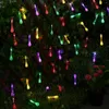 6m 30led حديقة الشمسية زينة قطرة لمبة سلسلة أضواء ماء عيد الميلاد حديقة ضوء الحديقة كورتيارد الديكور مصباح