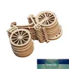 10 pçs de madeira bicicleta recorte folheados fatias artesanato enfeite para diy artesanato ornamento decoração para festa de casamento 1859858