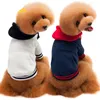 Dog Apparel Pet Hoodie Coat Soft Fleece Warm Puppy Kläder Sweatshirt Vinter för små hundar