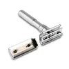 Full Zinc Alloy Safety Razor for Men Adjustable 16 Files Close Shaving Classic Double Edge Razors 1 Holder 5 Blades9981768