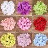 50pcs /ロット16cmシミュレーションラージハイドラアジサイフラワーヘッドシルク花結婚式の装飾ヘッドドレスDIY FFFFLower壁アクセサリー210925