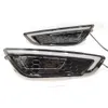 1Set LED DRL Yellow Turn signal daytime running lights fog lamps cover For Ford Focus 2015 2016 2017 20184529436