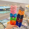 20pcs 어린이 귀여운 grosgrain 리본 활 장식 머리 클립 아기 소녀 다채로운 머리 핀 아이들 달콤한 hairwear jojo swia