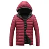 Hommes Double Face Vers Le Bas Manteaux En Gros Tendance De La Mode Chaud Épaissir Parker À Capuche Puffer Veste Designer Hiver Mâle Casual Pain Puff Vestes