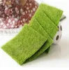 Gramado de grama artificial 15 * 15 cm Jardim de fadas miniatura gnomo moss decoração resina artesanato bonsai casa decoração para diy faux pele gyl96