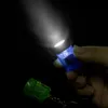 LED Flashlight Keychain Pendant Outdoor Portable Night Strong Light Flashlight Crafts Decoration Key Chain Keyring