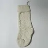 By Sea Knitting Christmas Stocking 46cm Gift Stocking-Navidad Medias navideñas Holiday Stocks Family-Medias decoración interior DO1413