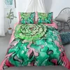 Dream-Catcher Boho Boho Bedding Set Dreamland Duvet Cover och Pillowcase Queen King size Bed Sets 210309