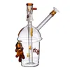 Bubbler in vetro da 8,6 pollici Heady Glass Oil Rigs Bong d'acqua Accessori per fumatori Narghilè unici bong Dome Nail Dabber con giunto da 14 mm