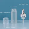 100ml / 3.3オンスの曇りのプラスチックの泡瓶の泡ポンプディスペンサー旅行サイズの詰め替え可能BPA耐泡石鹸の洗面洗浄