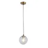 Nordic Copper Bedroom Bedside Small Penant Lamp Modern Minimalist Clothing Store Restaurant Bar glass Ball Pendant Light