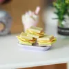 Decorative Objects & Figurines ZOCDOU 1 Piece Simulation Mini Sandwiches Food Small Statue Little Figurine Resin Crafts Figure Ornament