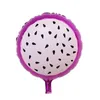 Nouveau mode fruits forme feuille ballon ananas pastèque crème glacée beignet ballons fête d'anniversaire bébé douche décoration RRA7492