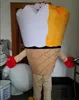 Performance Cone Ice Cream Mascote Costume Halloween Christmas Christmas Festa Dos Desenhos Animados Personagem Personagem Outfit Terno Adulto Mulheres Vestido Carnaval Unisex Adultos