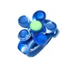 Letnie zabawki dla dzieci Moskitiera Repellent Bransoletka Silikonowe poppers Bubbles Fidget Zabawki Revolving Tie Dye Anti Stress Relief Bransoletki