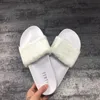 Fashion Sandals Rihanna Leadcat Fenty Classic Color Slipper Faux Fur Burgundy Slide Ladies Indoor