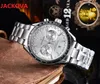 Top marque hommes montre pleine fonction chronomètre classique luxe célèbre designer bracelet en acier inoxydable mouvement à quartz Super Bright Lumi279c