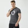 Running Jerseys Gym T-shirt för män Fitness Mäns T-shirt Bodybuilding Sportswear Jersey Workout Rashguard Compression Top Tees